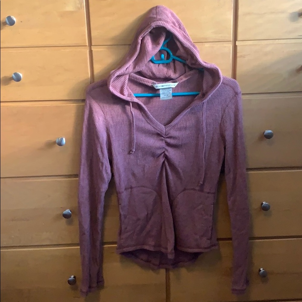 Women’s Exofficio Waffle Knit Hooded Pullover - XS